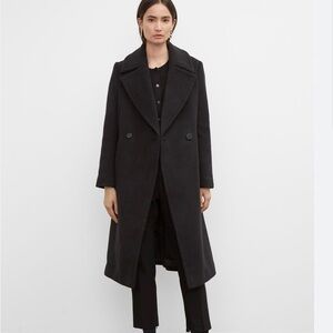 Club Monaco Black Wool Coat